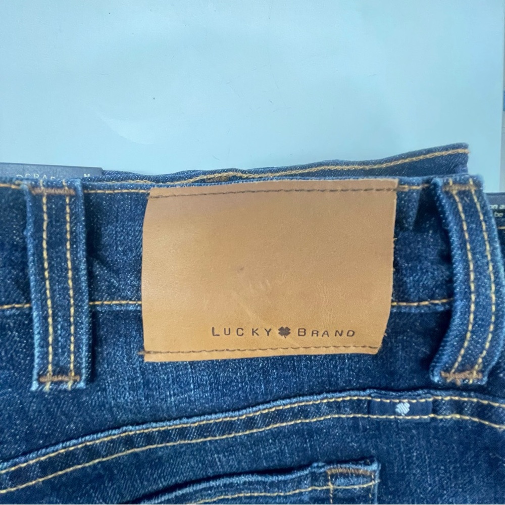 Lucky Brand Indigo Denim with Tan Patch